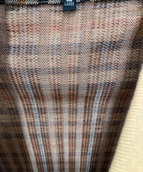 DAKS（ダックス）DAKS (ダックス) ハウスチェック柄ポロシャツ ブラウン サイズ:Lの古着・服飾アイテム