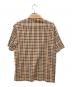 DAKS (ダックス) ハウスチェック柄ポロシャツ ブラウン サイズ:L：4000円