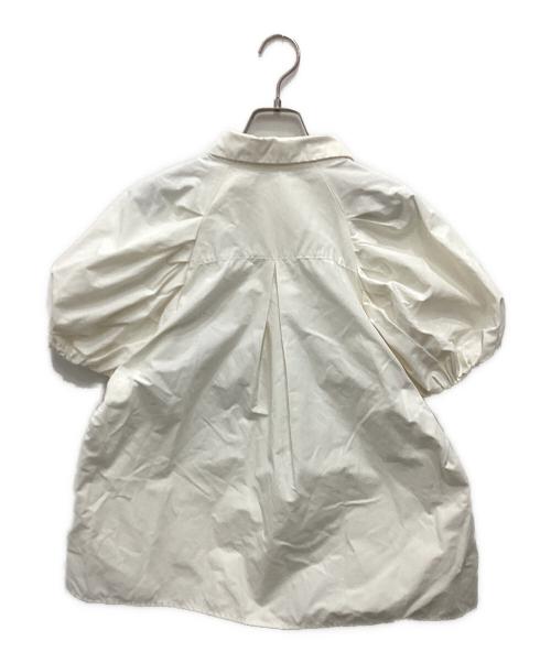 machatt（マチャット）machatt (マチャット) タックスリーブパフブラウス ホワイト サイズ:Fの古着・服飾アイテム