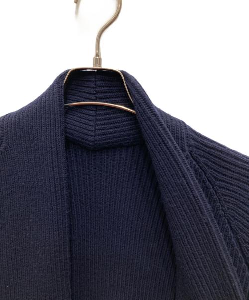edition（エディション）edition (エディション) FRENCH MERINO CARDIGAN ウール ニットカーディガン/フレンチ メリノ カーディガン ウール ニットカーディガン ネイビー サイズ:F 未使用品の古着・服飾アイテム