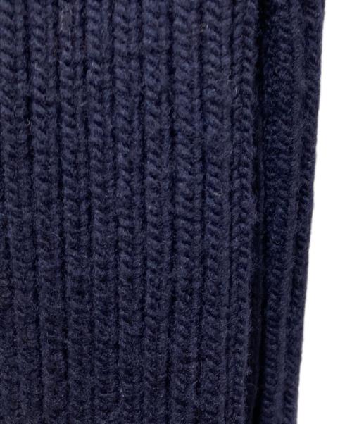 edition（エディション）edition (エディション) FRENCH MERINO CARDIGAN ウール ニットカーディガン/フレンチ メリノ カーディガン ウール ニットカーディガン ネイビー サイズ:F 未使用品の古着・服飾アイテム