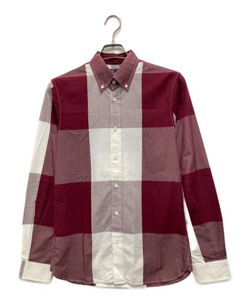 FRED PERRY（フレッドペリー）FRED PERRY (フレッドペリー) シャツ レッド サイズ:Sの古着・服飾アイテム