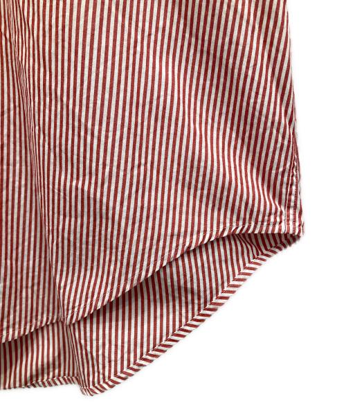 Shinzone（シンゾーン）Shinzone (シンゾーン) STRIPE DADDY SHIRTS/ストライプダディシャツ レッド サイズ:RSの古着・服飾アイテム
