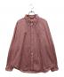 Shinzone（シンゾーン）の古着「STRIPE DADDY SHIRTS/ストライプダディシャツ」｜レッド