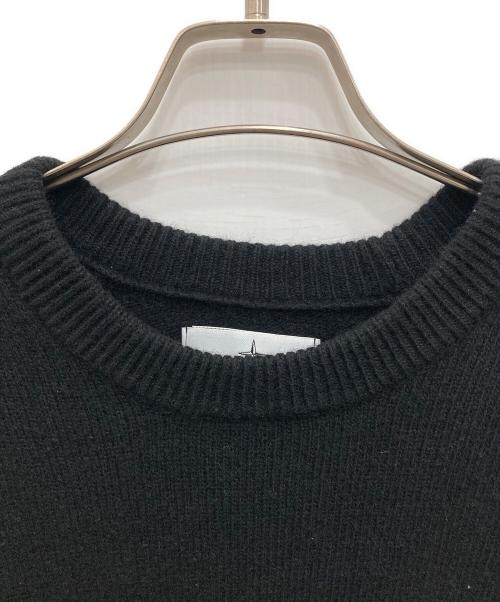 STONE ISLAND（ストーンアイランド）STONE ISLAND (ストーンアイランド) Crew Neck Knitwear/クルー ネック ニットウェア ブラック サイズ:3XLの古着・服飾アイテム