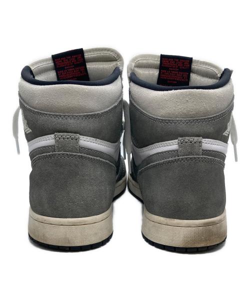 NIKE（ナイキ）NIKE (ナイキ) Air Jordan 1 Retro High OG/エア ジョーダン 1 レトロ ハイ OG ホワイト×グレー サイズ:28の古着・服飾アイテム