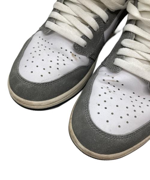 NIKE（ナイキ）NIKE (ナイキ) Air Jordan 1 Retro High OG/エア ジョーダン 1 レトロ ハイ OG ホワイト×グレー サイズ:28の古着・服飾アイテム