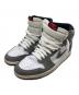 NIKE（ナイキ）の古着「Air Jordan 1 Retro High OG/エア ジョーダン 1 レトロ ハイ OG」｜ホワイト×グレー