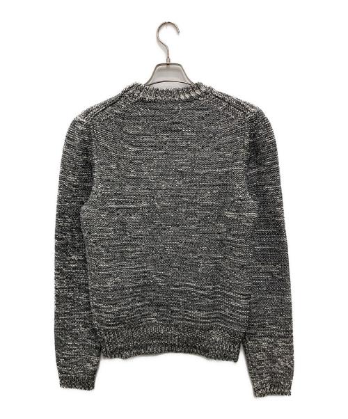 Maison Margiela（メゾンマルジェラ）Maison Margiela (メゾンマルジェラ) クルーネックジャガードニット グレー サイズ:Sの古着・服飾アイテム