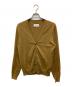 Maison Margiela（メゾンマルジェラ）の古着「エルボーパッチVネックカーディガン」｜ベージュ