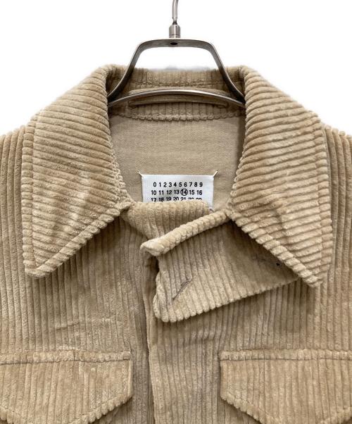 Maison Margiela（メゾンマルジェラ）Maison Margiela (メゾンマルジェラ) CHUNKY CORDUROY JACKET/チャンキー コーデュロイ ジャケット ベージュ サイズ:44の古着・服飾アイテム
