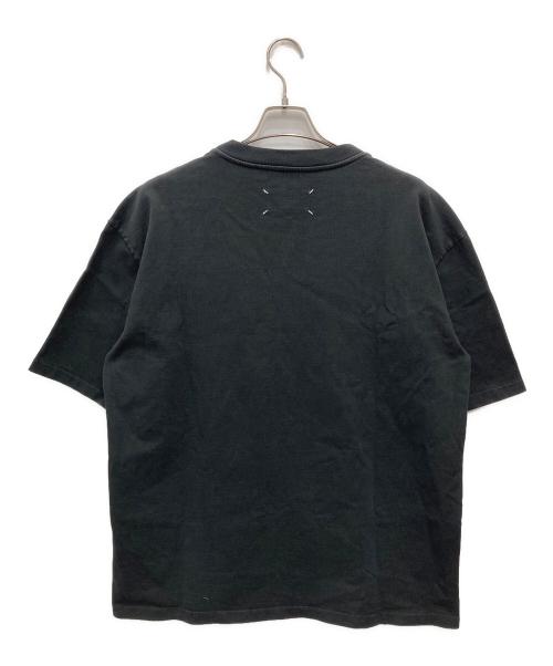Maison Margiela（メゾンマルジェラ）Maison Margiela (メゾンマルジェラ) 19AW オーバーサイズテーピングプリントTシャツ ブラック サイズ:44の古着・服飾アイテム