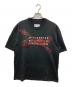 Maison Margiela（メゾンマルジェラ）の古着「19AW オーバーサイズテーピングプリントTシャツ」｜ブラック