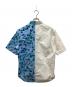 MARNI (マルニ) Half Poplin Striped Shirt/ハーフ ポプリン ストライプ シャツ ホワイト×ブルー サイズ:46 未使用品：20000円