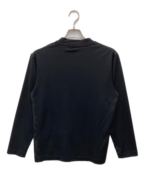 BLACK LABEL CRESTBRIDGE（ブラックレーベル クレストブリッジ）BLACK LABEL CRESTBRIDGE (ブラックレーベル クレストブリッジ) カットソー ブラック サイズ:Mの古着・服飾アイテム