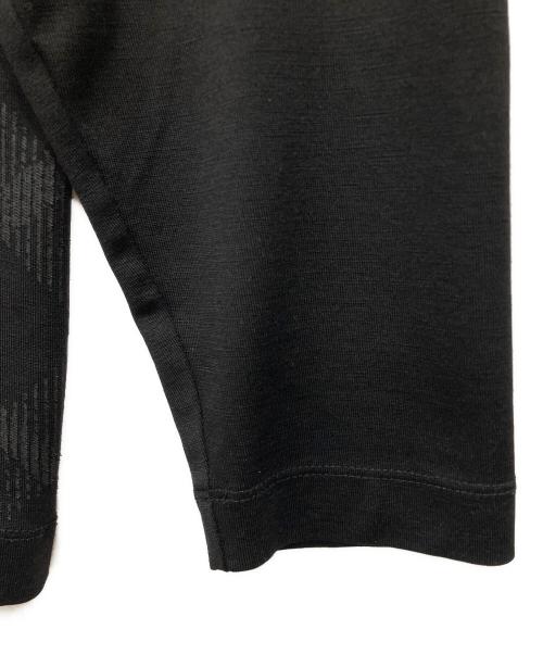 BLACK LABEL CRESTBRIDGE（ブラックレーベル クレストブリッジ）BLACK LABEL CRESTBRIDGE (ブラックレーベル クレストブリッジ) カットソー ブラック サイズ:Mの古着・服飾アイテム