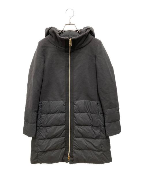 HERNO（ヘルノ）HERNO (ヘルノ) ドッキング ダウンコート グレー サイズ:40の古着・服飾アイテム