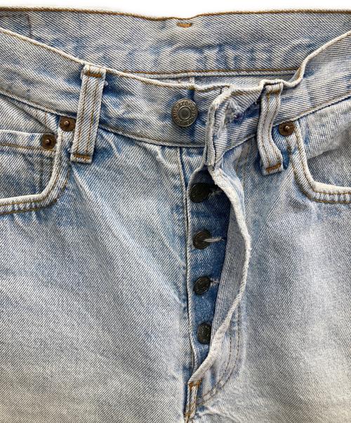 LEVI'S（リーバイス）LEVI'S (リーバイス) リメイクデニムパンツ ホワイト サイズ:サイズ不明（実寸ご確認ください）の古着・服飾アイテム