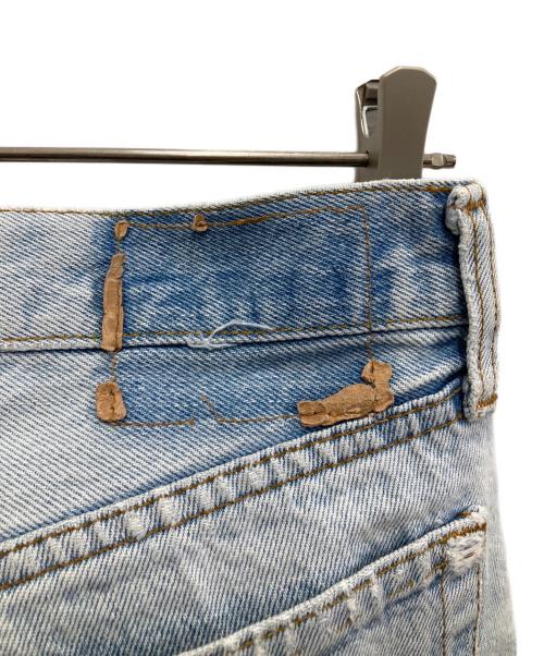 LEVI'S（リーバイス）LEVI'S (リーバイス) リメイクデニムパンツ ホワイト サイズ:サイズ不明（実寸ご確認ください）の古着・服飾アイテム