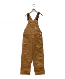 CarHartt（カーハート）の古着「ダブルニーダックオーバーオール」｜ブラウン