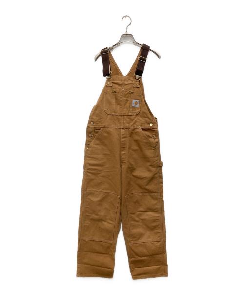 CarHartt（カーハート）CarHartt (カーハート) ダブルニーダックオーバーオール ブラウン サイズ:32×30の古着・服飾アイテム