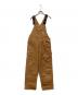 CarHartt（カーハート）の古着「ダブルニーダックオーバーオール」｜ブラウン