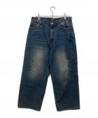 X-LARGEエクストララージ）の古着「BAGGY DENIM PANTS/バギー デニム パンツ」｜インディゴ