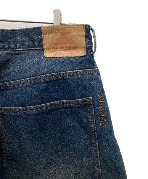 X-LARGE（エクストララージ）X-LARGE (エクストララージ) BAGGY DENIM PANTS/バギー デニム パンツ インディゴ サイズ:34の古着・服飾アイテム
