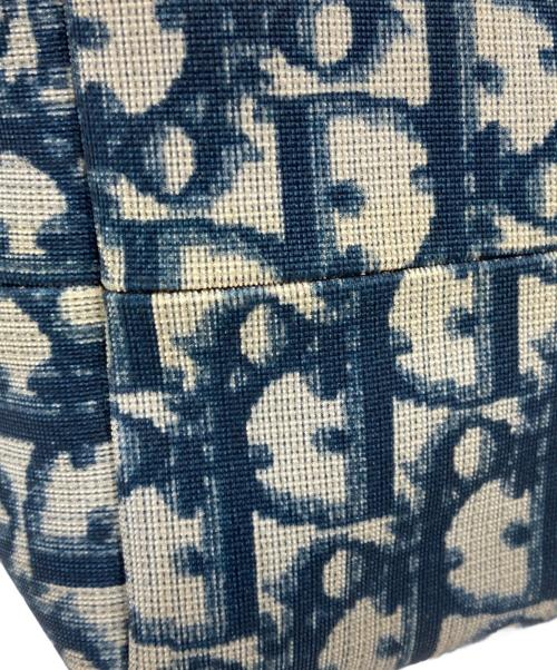 Christian Dior（クリスチャン ディオール）Christian Dior (クリスチャン ディオール) PVCトロッター ミニハンドバッグ ブルーの古着・服飾アイテム