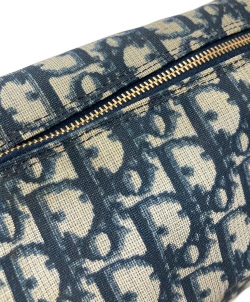 Christian Dior（クリスチャン ディオール）Christian Dior (クリスチャン ディオール) PVCトロッター ミニハンドバッグ ブルーの古着・服飾アイテム