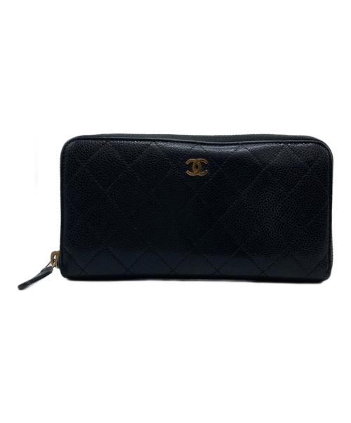 CHANEL（シャネル）CHANEL (シャネル) ココマーク ラウンドジップ長財布の古着・服飾アイテム
