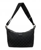 GUCCIグッチ）の古着「GGキャンバスショルダーバッグ」｜ブラック