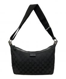 GUCCI（グッチ）の古着「GGキャンバスショルダーバッグ」｜ブラック