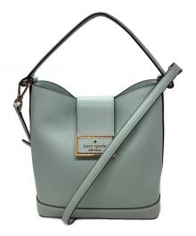 Kate Spade（ケイトスペード）の古着「リーガン バケット バッグ」｜ミントグリーン