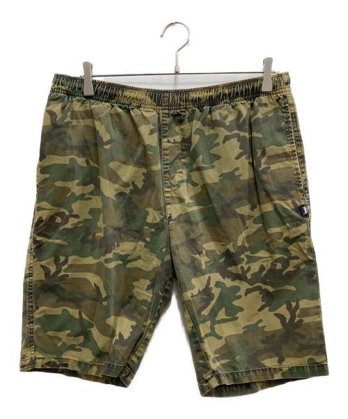 stussy（ステューシー）stussy (ステューシー) カモフラハーフパンツ オリーブ サイズ:Ｍの古着・服飾アイテム