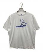 ADERERRORアーダーエラー）の古着「バタフライ ロゴTシャツ」｜ホワイト