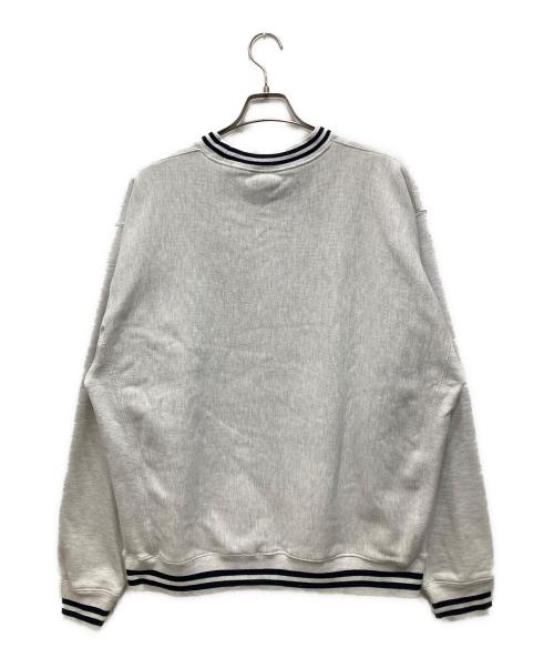 Champion REVERSE WEAVE（チャンピオン リバース ウィーブ）Champion REVERSE WEAVE (チャンピオン リバース ウィーブ) MoMA (モマ) クルーネックスウェット グレー サイズ:XLの古着・服飾アイテム