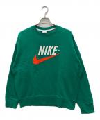 NIKEナイキ）の古着「French Terry Crew」｜グリーン