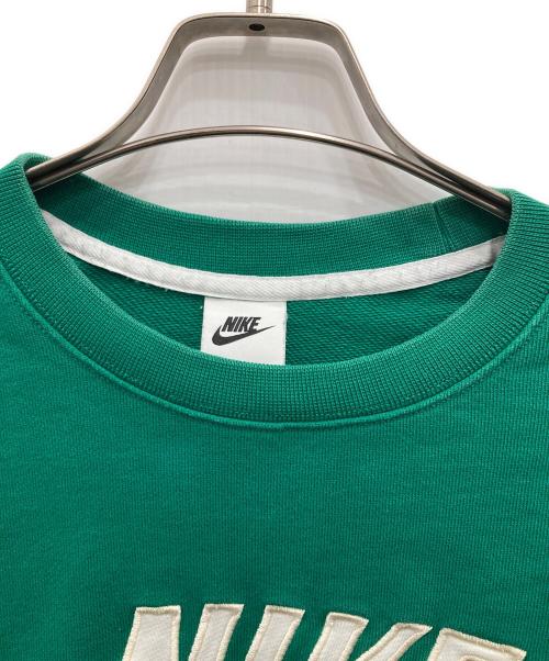 NIKE（ナイキ）NIKE (ナイキ) French Terry Crew グリーン サイズ:Lの古着・服飾アイテム