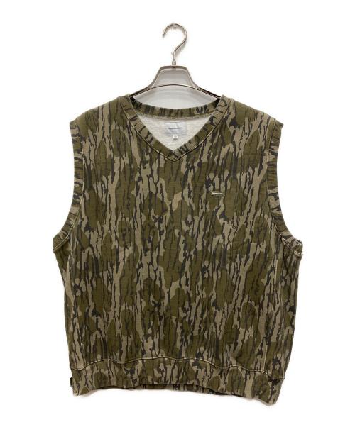 thisisneverthat（ディスイズネバーザット）thisisneverthat (ディスイズネバーザット) T.N.T. Classic HDP V Neck Vest ベージュ サイズ:XLの古着・服飾アイテム