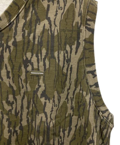 thisisneverthat（ディスイズネバーザット）thisisneverthat (ディスイズネバーザット) T.N.T. Classic HDP V Neck Vest ベージュ サイズ:XLの古着・服飾アイテム