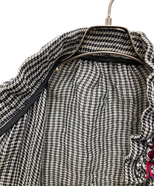 tsumori chisato（ツモリチサト）tsumori chisato (ツモリチサト) リネン混ジャケット グレー サイズ:2の古着・服飾アイテム