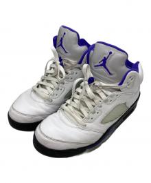 NIKE（ナイキ）の古着「Air Jordan 5 "Dark Concord"/エア ジョーダン 5 "ダーク コンコルド"」｜パープル×ホワイト