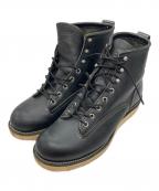 RED WINGレッドウィング）の古着「LINEMAN BOOTS/ラインマン ブーツ」｜ブラック