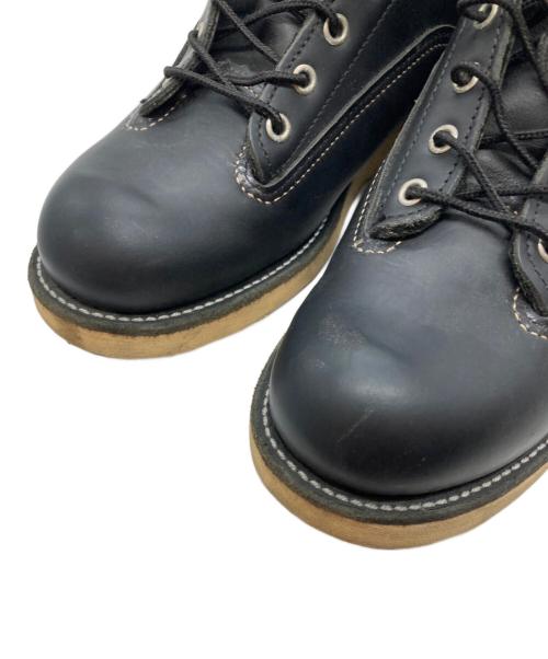 RED WING（レッドウィング）RED WING (レッドウィング) LINEMAN BOOTS/ラインマン ブーツ ブラック サイズ:USA9の古着・服飾アイテム