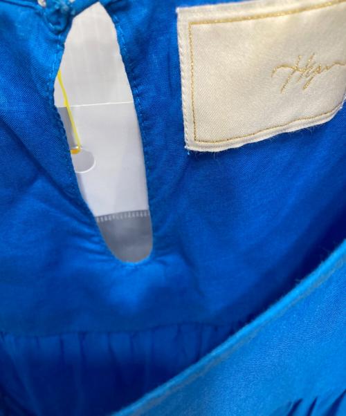 Spick and Span（スピック＆スパン）Spick and Span (スピック＆スパン) ボイルティアードワンピース ブルー サイズ:38の古着・服飾アイテム