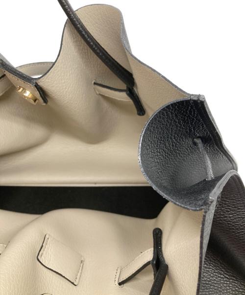 VIOLAd'ORO（ヴィオラドーロ）VIOLAd'ORO (ヴィオラドーロ) イタリアンWフェイスレザー トートバッグL ブラックの古着・服飾アイテム