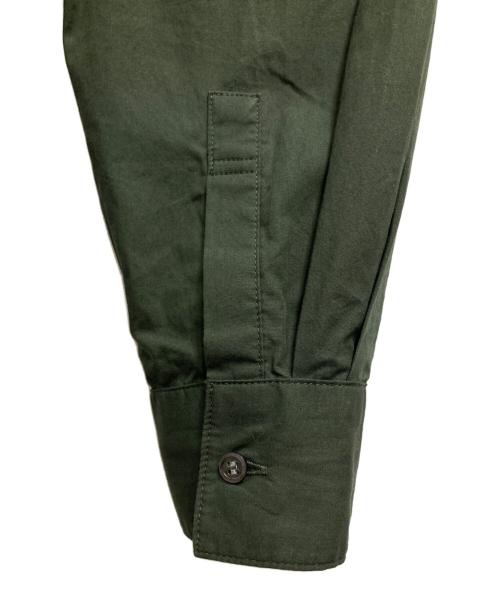 Spick and Span（スピック＆スパン）Spick and Span (スピック＆スパン) 50コットンオーバーシャツ オリーブ サイズ:不明（実寸をご確認ください）の古着・服飾アイテム