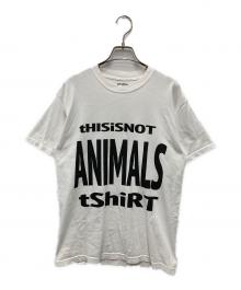 studio weareallanimals（スタジオ・ウィーアーオールアニマルズ）の古着「This Is Not Tsh」｜ホワイト