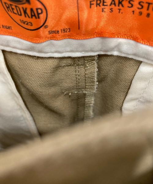 RED KAP（レッド キャップ）RED KAP (レッド キャップ) FREAK'S STORE (フリークスストア) タックワイドパンツ ベージュ サイズ:Mの古着・服飾アイテム